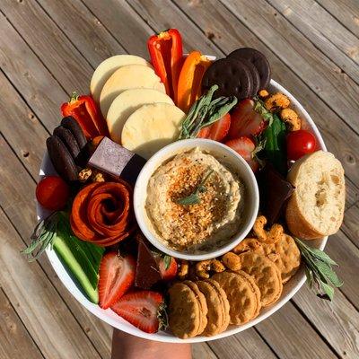 Snack charcuterie board