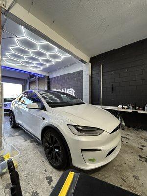 Tesla Model X in for Xpel Ultimate Plus PPF & Fusion Plus Ceramic Coating!