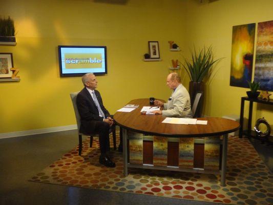 With Pat McMahon on AZTV