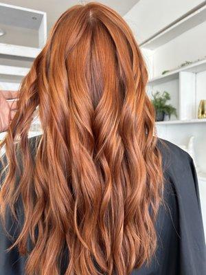 Copper Red for our trendy hair bestie