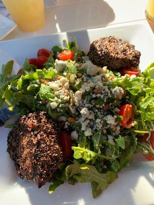 Arugula steak salad