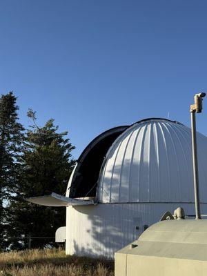 Outside Schulman observatory