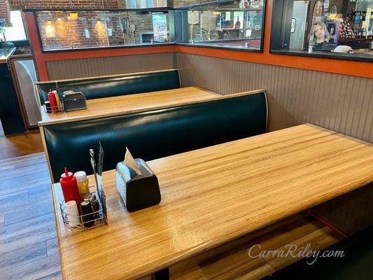 Large 6 person booths