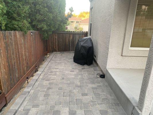 Fence and pavers installation!