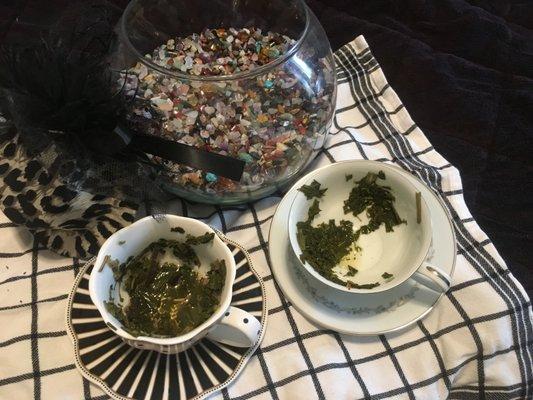 Tea Leaf Readings are meditative, fabulous and life changing. What information will the leaves highlight for you?