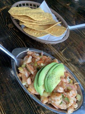 12 oz shrimp ceviche, cooked