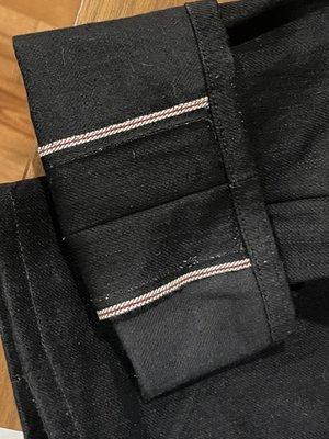 Destroyed selvage edge.