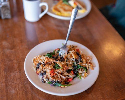 Garden hashbrowns.