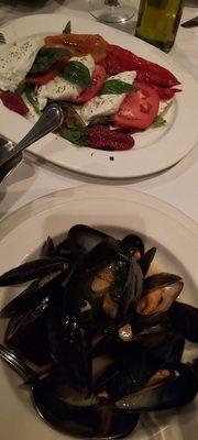 Mussels ($12.95), San Marzano ($14.95)