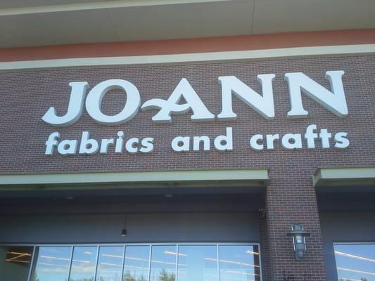 Jo-Ann Fabric & Craft Store Front, Pacific Commons Shopping Center, Fremont, CA.