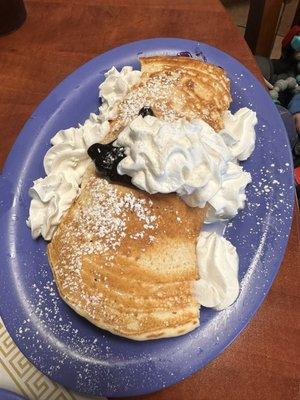 Blueberry pancake