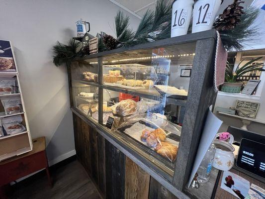 Late in the day bakery display (there's a second one too not in the pic)