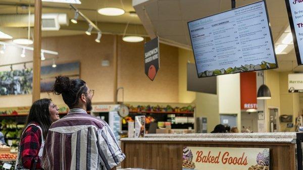 Full service Deli counter with in-house fresh baked goods as well