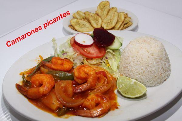 Spicy shrimp zulimar style