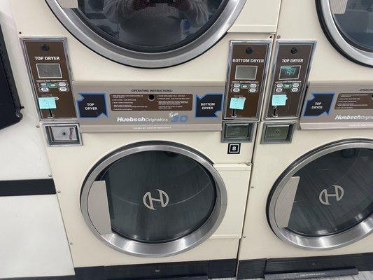 Broken dryers.