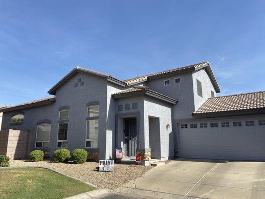 Our two-story home