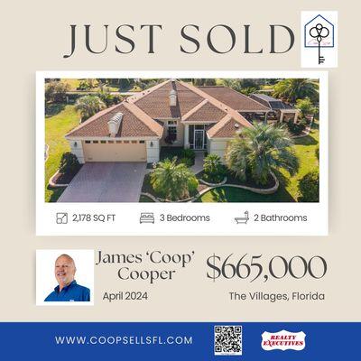 The Scoop with Coop.  In April, 2024, I sold this house.