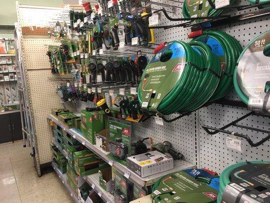 What I went this time to buy, a garden hose. Used a $5 off coupon.