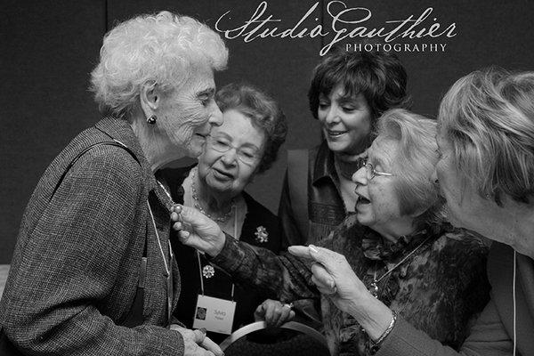 Dr. Ruth visits the Lions of Judah luncheon