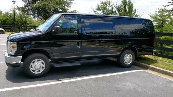 14 passenger van