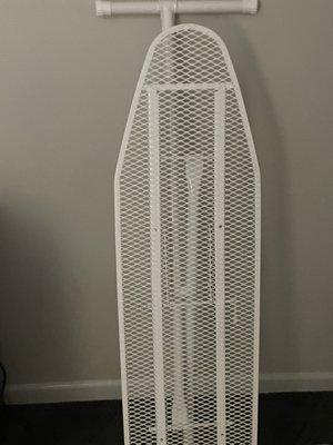 ironing board with no pad