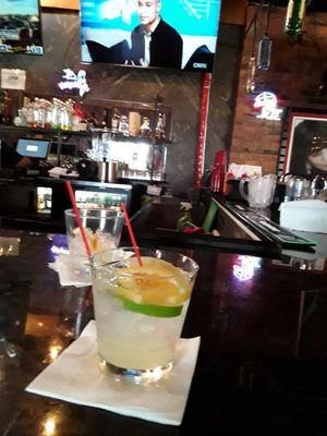 $5 margarita. Chilling at the Woodward Bar. In my neighborhood!!!!