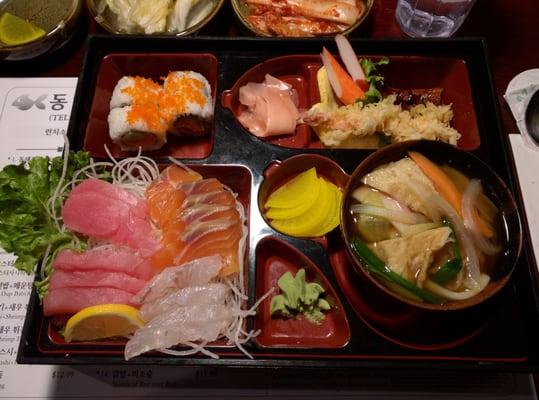 sashimi lunch box