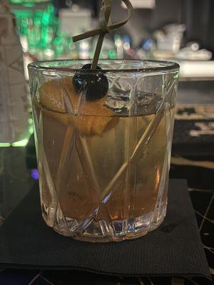 Smoked old fashioned