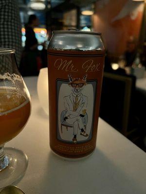 Mr. Fox IPA--could this can be any more special?