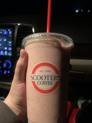 Large strawberry smoothie