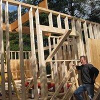 Framing a new kitchen addition in Falls Church!