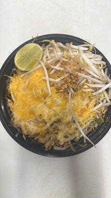 Cheesy pad Thai