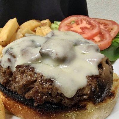 Create your own half pound grilled to order burgers. 
www.theoldedgefieldgrille.com
Call for reservations 8036373222