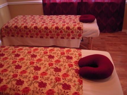 Couples massage room