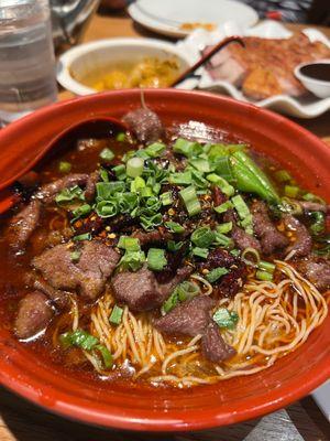 Spicy Beef Brisket Noodle Soup