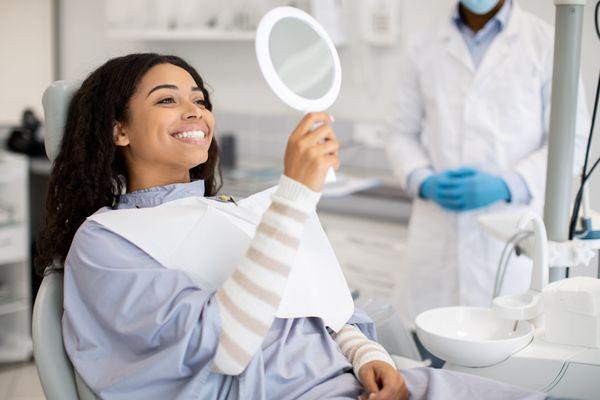 Happy patients in the chair are what we love to see!