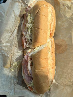 Regular size Original Italian w/out onions for $9.95.   Very good.