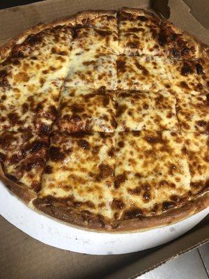 Large cheese pizza