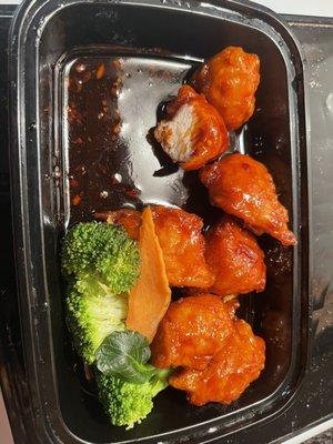 Orange Chicken - Sorry, folks, I jumped right in and started eating, lol. So delicious!