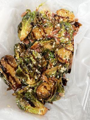 Bacon Parmesan Brussels Sprouts