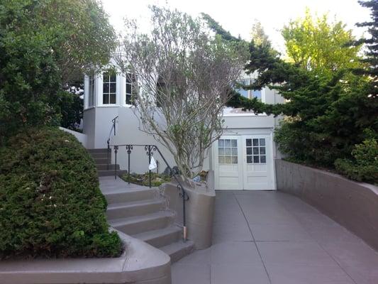 Full exterior paint job, along with concrete drive way coating. Oakland Hills.