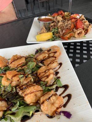 Bang Bang Shrimp and Fried Calamari