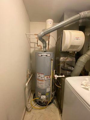 Water heater installed on the same day they called!