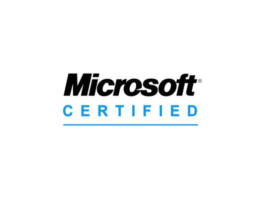 We are Microsoft Certified