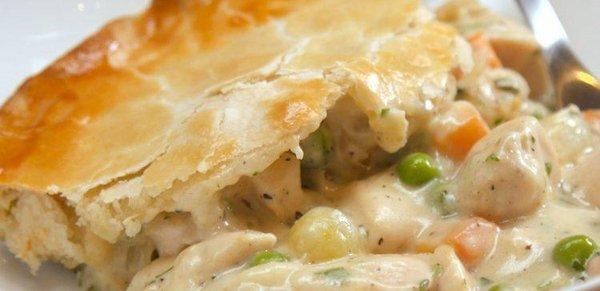 Inside peek -Chicken Pies