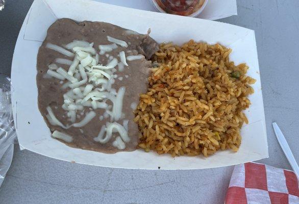 Refried Beans & Rice