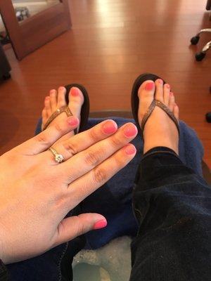 Perfect manicure & pedicure. Ivy did my manicure and Linda my pedicure. They're an awesome team!