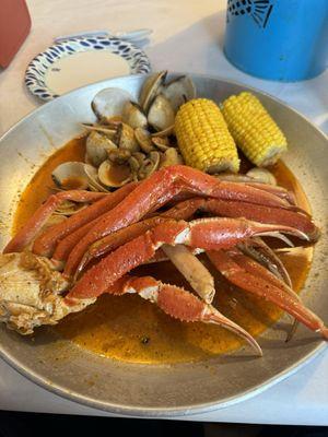 J Crab and clams make your own combo