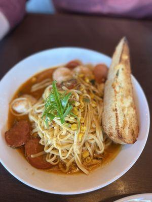 Crab & Shrimp Boil Pasta ($23)