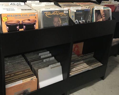 Organized Bins by genre 
Albums top shelf / singles bottom shelf 
BY APPOINTMENT ONLY 
Call to schedule your date/time